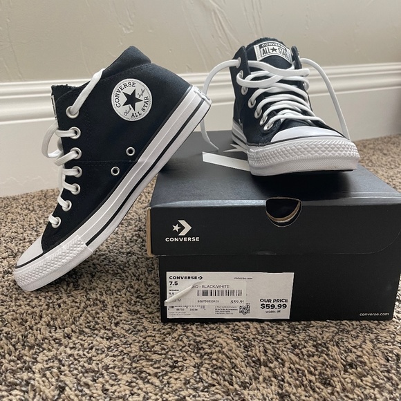 Converse Shoes - CONVERSE CHUCK TAYLOR ALL STAR MADISON MID-TOP SNEAKER - WOMEN'S SIZE 7
